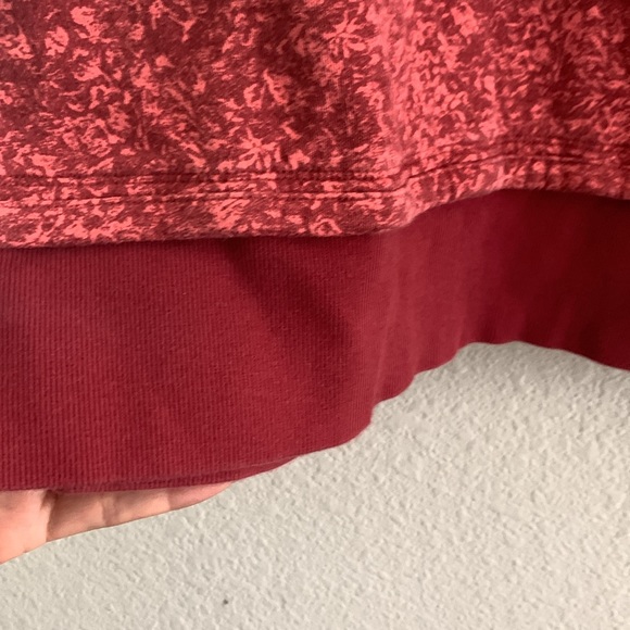 Athleta Rustic Sundown Alliance Hoodie Floral Print Hooded Sweatshirt size M - Picture 4 of 11